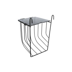 TRIXIE Paśnik wiszący dla królika/gryzoni 13 × 18 × 12cm - czarny