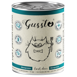 GUSSTO Cat - Fresh Deer (puszka) 400g (puszka)