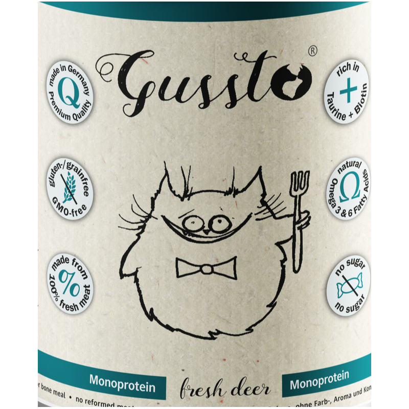 GUSSTO Cat - Fresh Deer 85g (saszetka)