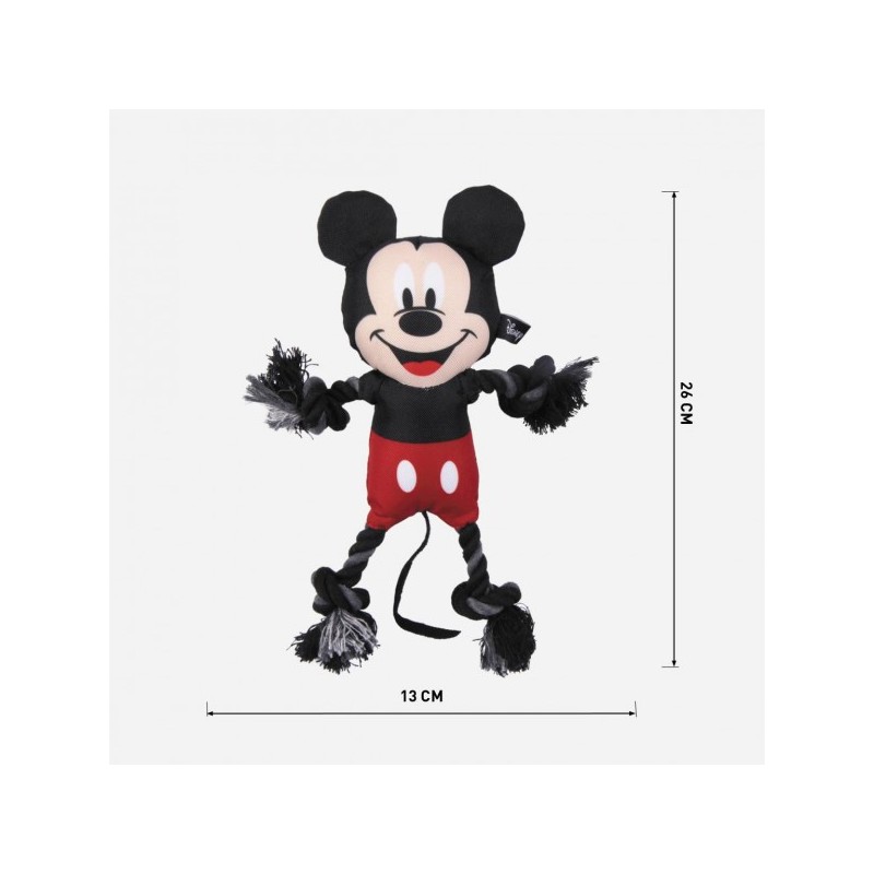 RECOSNACK Zabawka ze sznurem Mickey