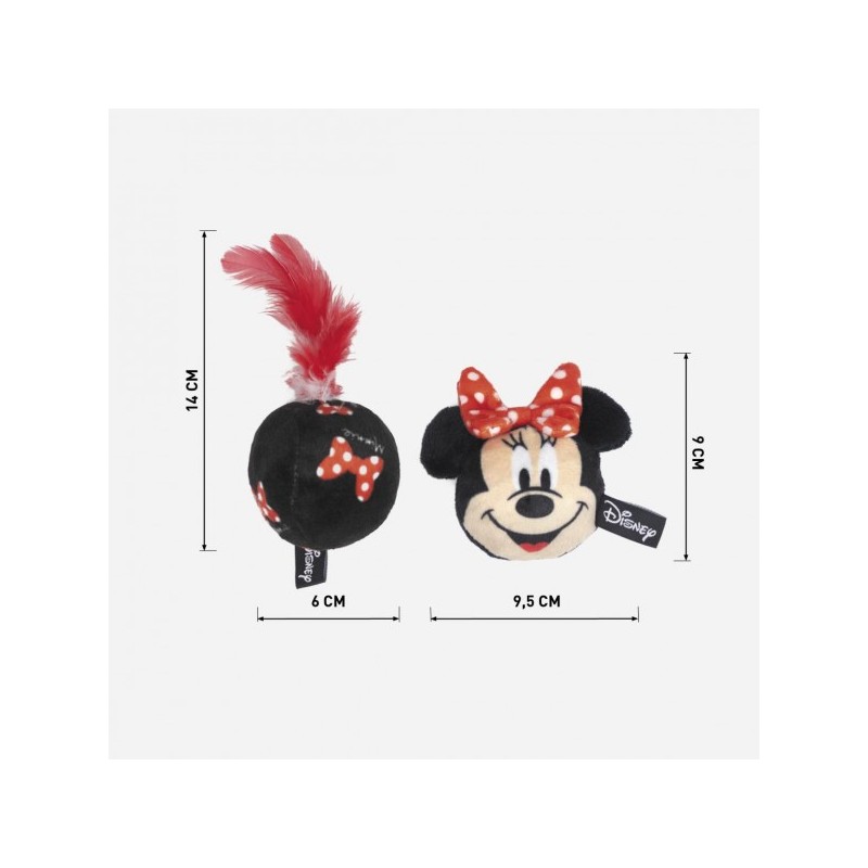 RECOSNACK Zabawka dla Kota Minnie 2 szt