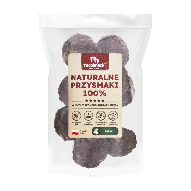 Recosnack BURGERY MINI (śr.ok.3 cm) SARNA 100 g