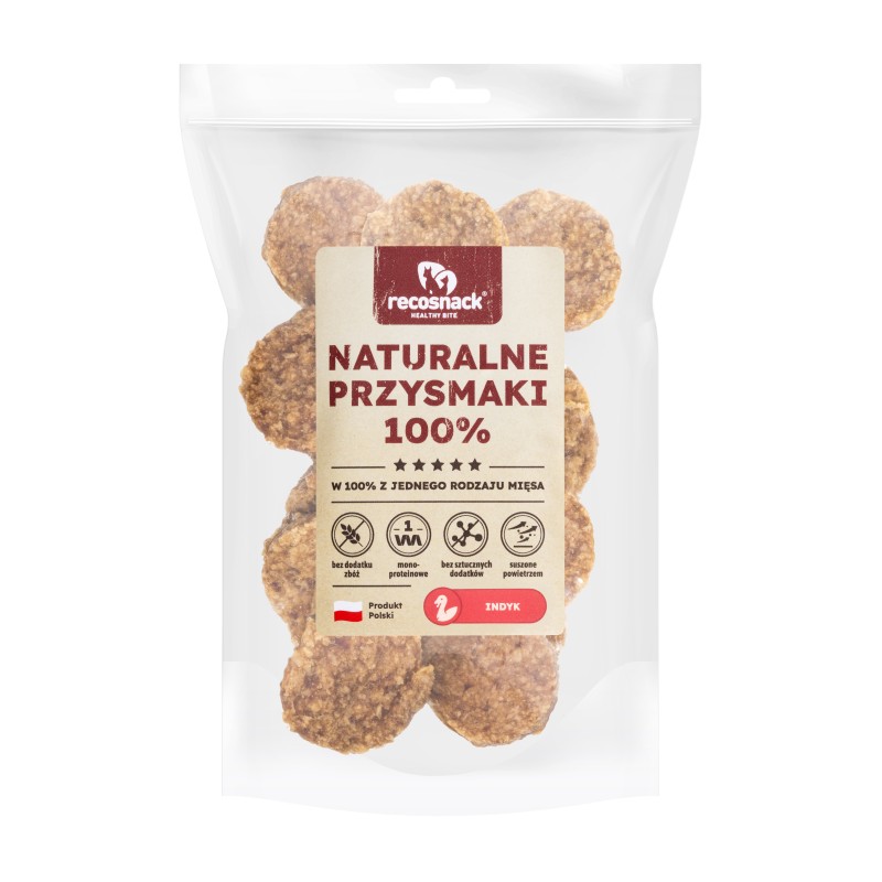Recosnack BURGERY MINI (śr.ok.3 cm) INDYK 100 g