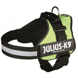 JULIUS-K9 Szelki dla psa - Limonkowe 1/XS