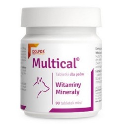 DOLFOS Multical - witaminowo-mineralny suplement diety dla psów 1000 g proszek (torebka)