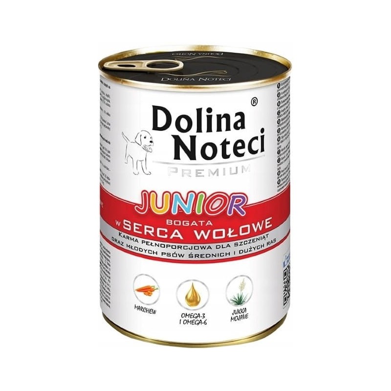 DOLINA NOTECI Premium Junior - Serca wołowe 400g