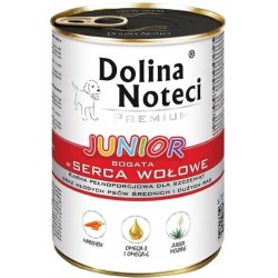 DOLINA NOTECI Premium Junior - Serca wołowe 12x 400g