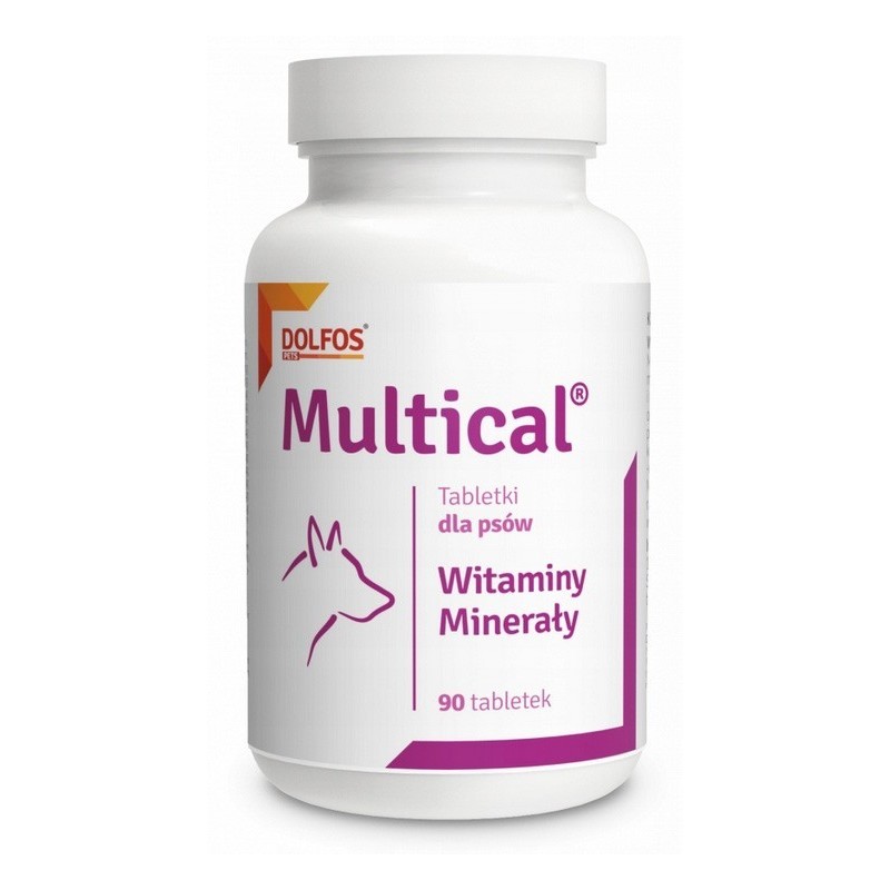DOLFOS Multical - witaminowo-mineralny suplement diety dla psów 90tabl.