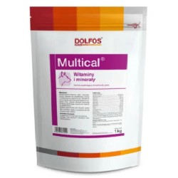 DOLFOS Multical - witaminowo-mineralny suplement diety dla psów 500g (proszek)