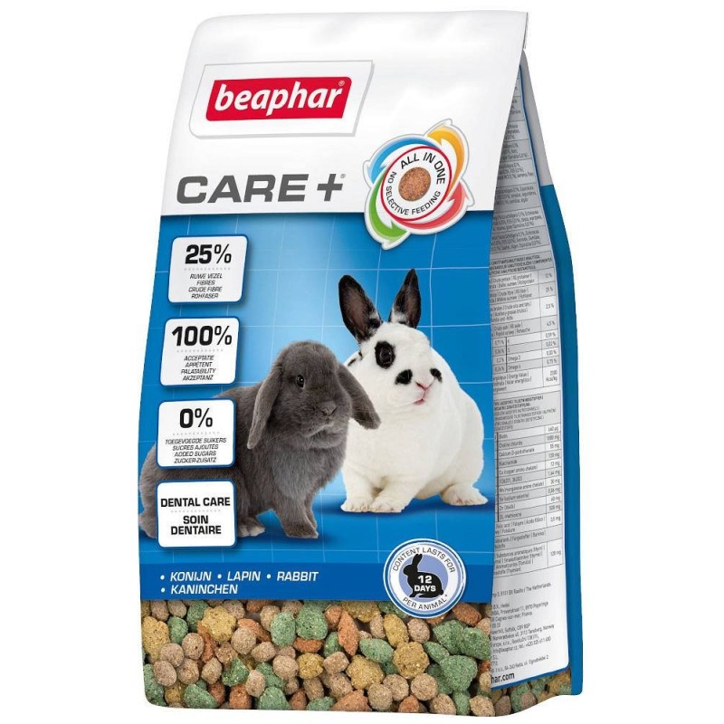 BEAPHAR Care+ Rabbit  Super Premium dla królików 1,5kg