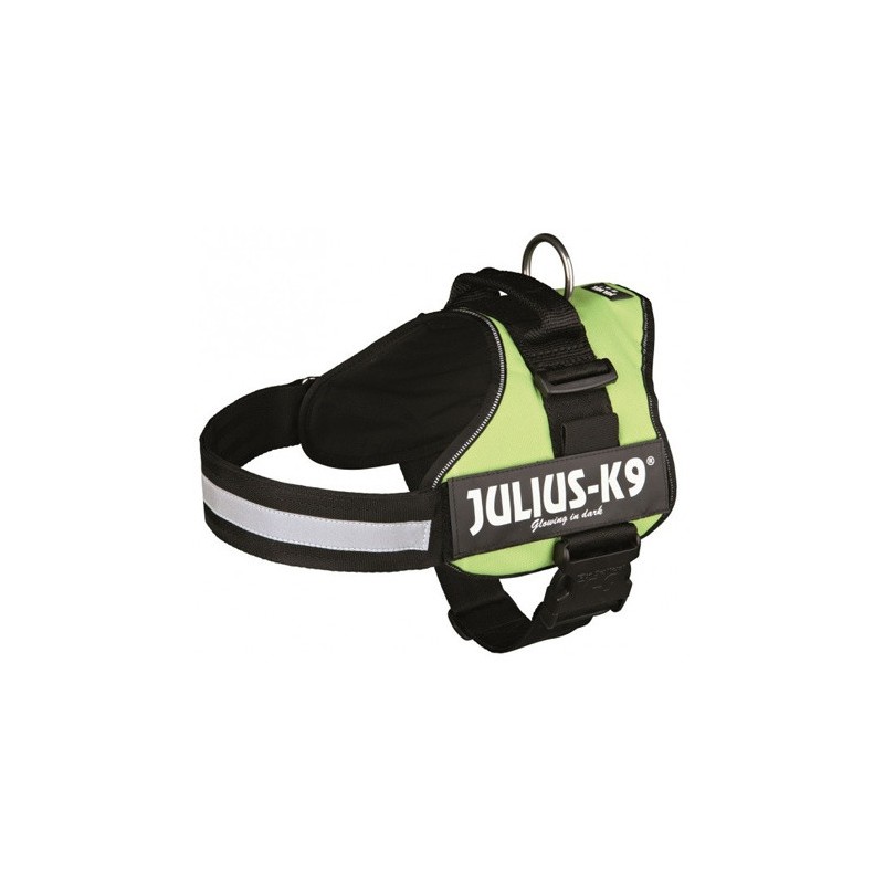 JULIUS-K9 Szelki dla psa - Limonkowe Mini/M