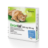 VETOQUINOL Drontal Cat 230 mg/20 mg - tabletki na odrobaczanie dla kotów do 8kg / 2 tabl.