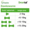 VETOQUINOL Drontal Dog Flavour 150/144/50 mg - tabletki na odrobaczanie dla psów do 20kg / 2 tabl.