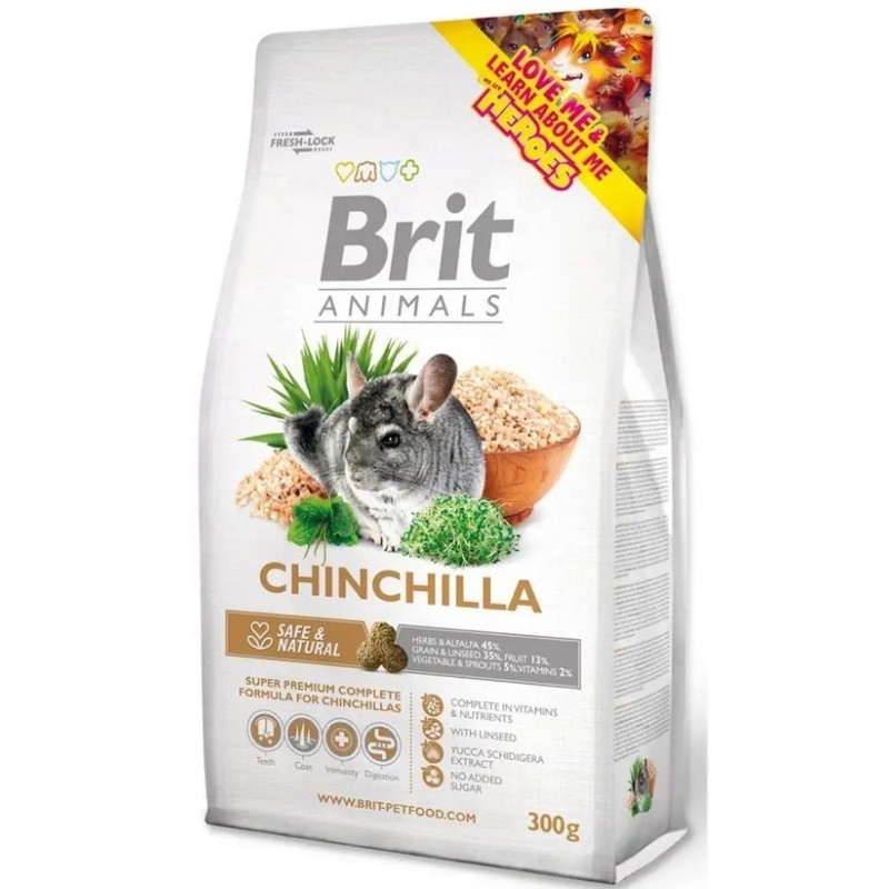 BRIT Animals Chinchilla Complete - dla szynszyli 300g