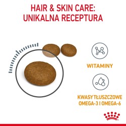 ROYAL CANIN Hair & Skin Care karma sucha dla kotów dorosłych, lśniąca sierść i zdrowa skóra 4 kg