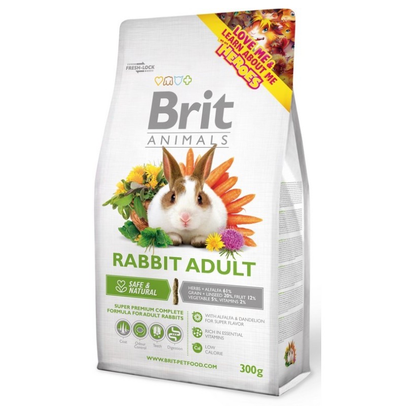 BRIT Animals Rabbit Adult Complete - dla królików 1,5 kg
