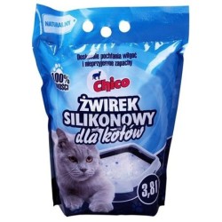 CHICO Żwirek silikonowy - naturalny 3,8l 16x 3,8l