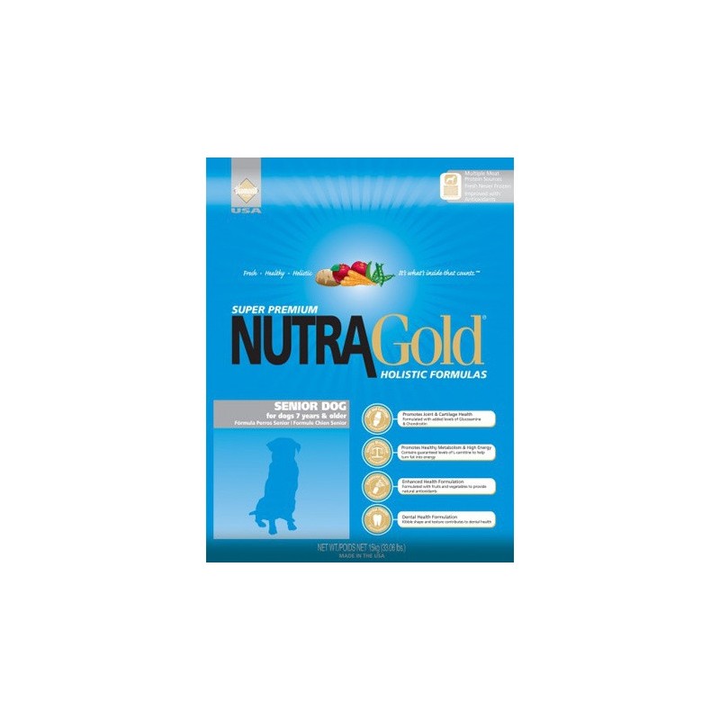 NUTRA GOLD Holistic Senior Dog 2x 15kg