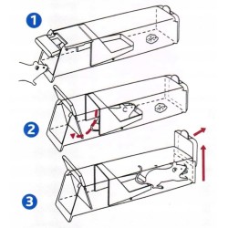 TRIXIE Żywołapka / pułapka na myszy, gryzonie Trip Trap