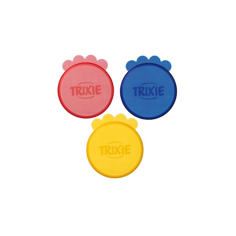 TRIXIE Pokrywki / nakrętki na puszki - zestaw 7,6cm (3szt.)