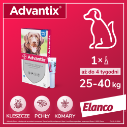 BAYER Advantix Spot-on 25kg - 40kg 25kg - 40kg (4x 4,0ml)