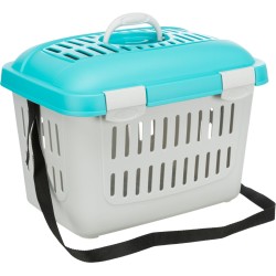 TRIXIE Transporter Midi-Capri - jasnoszary / niebieski