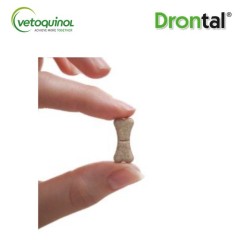 VETOQUINOL Drontal Dog Flavour 150/144/50 mg - tabletki na odrobaczanie dla psów do 20kg / 2 tabl.