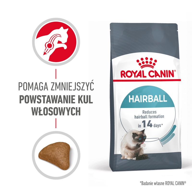 ROYAL CANIN Hairball Care karma sucha dla kotów dorosłych, eliminacja kul włosowych 2x 10 kg