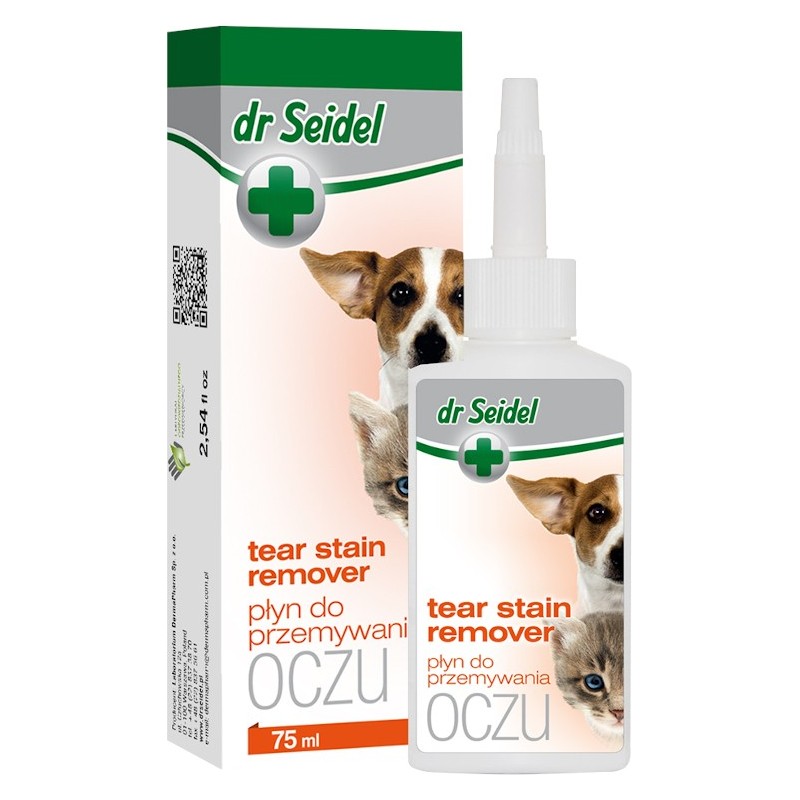DR SEIDEL Płyn do przemywania oczu dla psów i kotów