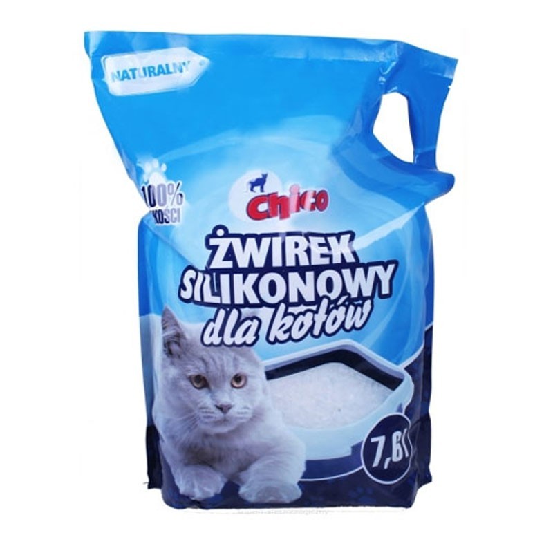 CHICO Żwirek silikonowy - naturalny 7,6l 4x 7,6l