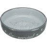 TRIXIE Miska ceramiczna "Thanks for service" dla kotów krótkonosych (0,3l / śr. 15cm) - różne kolory