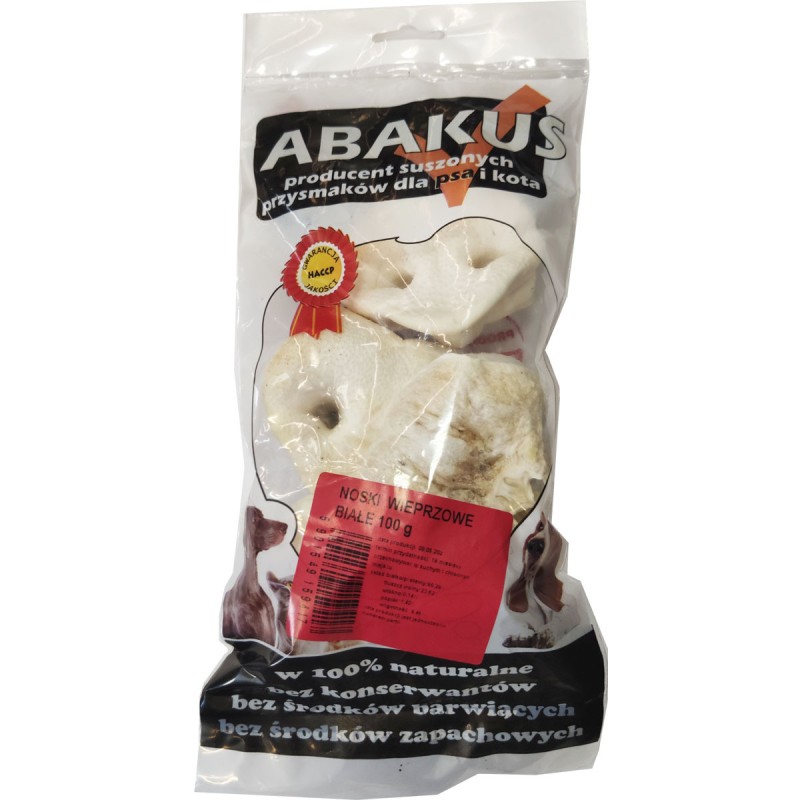 ABAKUS Noski białe 100g