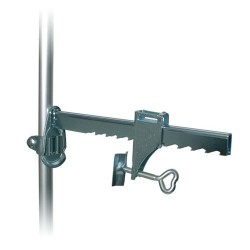 TRIXIE Zaciski do mocowania siatki ochronnej do ściany - z teleskopowym słupkiem