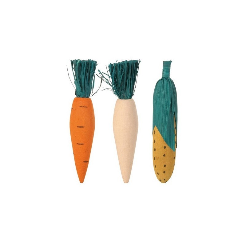 TRIXIE Drewniany gryzak 10cm 3 szt.