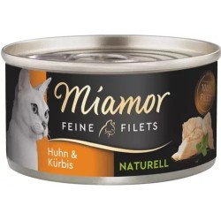 MIAMOR Feine Filets Naturelle w sosie własnym - kurczak i dynia 6x 80g